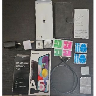 A51本体Sim Free(バッテリー交換済み+カメラフィルム+液晶フィルム)(スマートフォン本体)