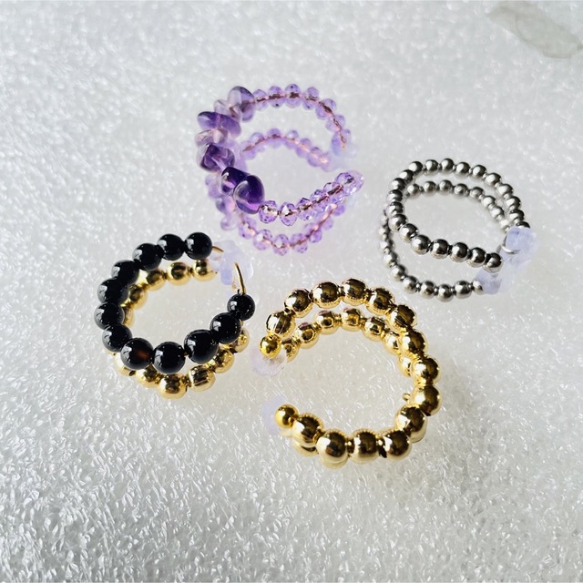 A様専用 イヤーカフ 4点 レディースのアクセサリー(イヤーカフ)の商品写真