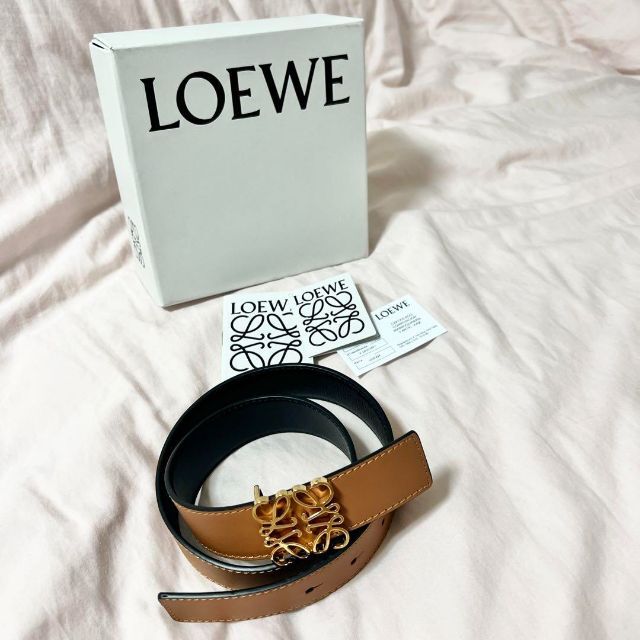 LOEWE - ロエベ LOEWE ベルト リバーシブル アナグラムの通販 by e渡邊