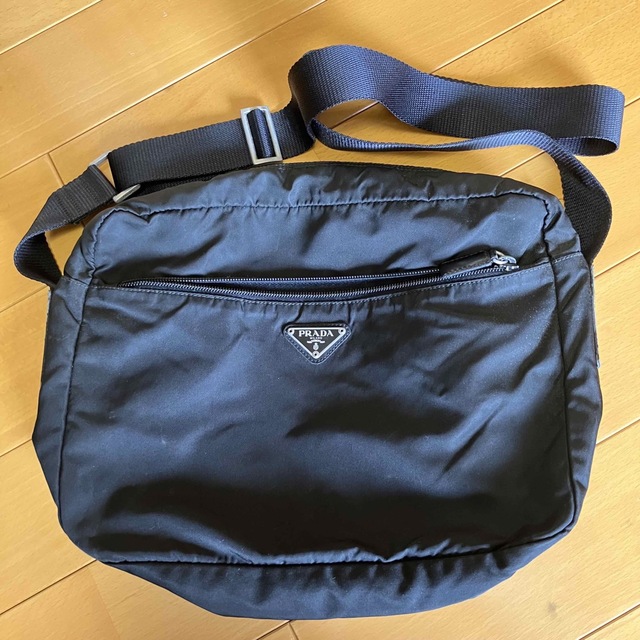 PRADA - PRADA ナイロン ショルダーバッグ ブラック