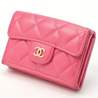 シャネル(CHANEL)のシャネル マトラッセクラシック スモールフラップウォレット中古s-152992(財布)