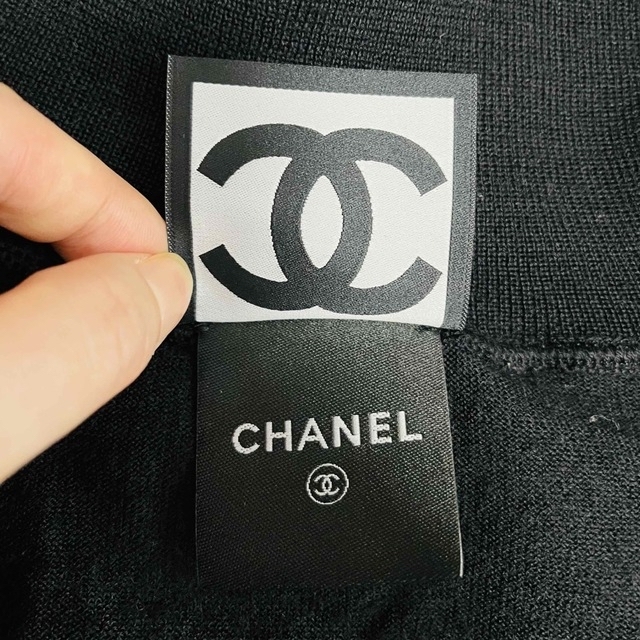 CHANEL シャネル　カシミヤ　タートルネック　ノースリーブ　ニット