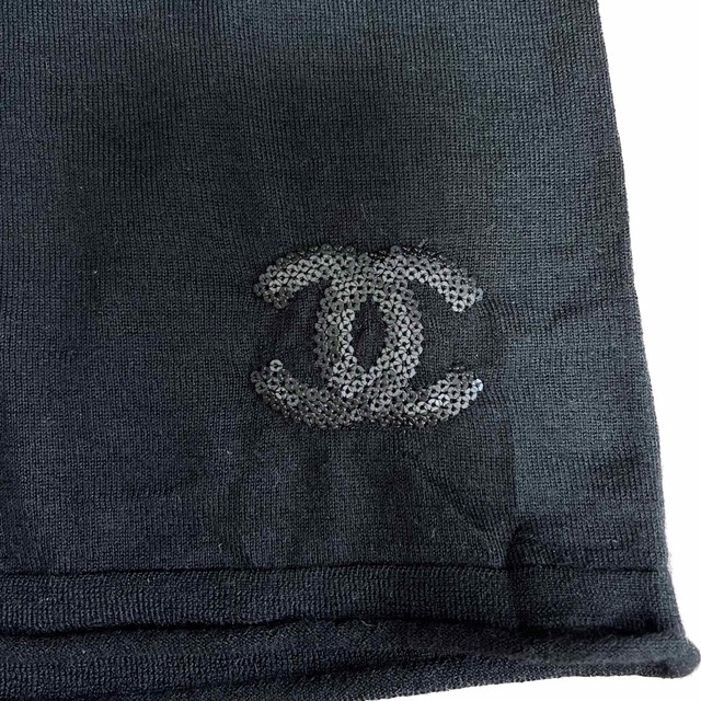 CHANEL シャネル　カシミヤ　タートルネック　ノースリーブ　ニット