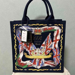 Harrods - チャールズ国王戴冠式記念 ハロッズ ショッパー バッグの ...