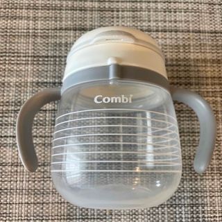 コンビ(combi)のコンビ ラクマグ はじめてコップ ボーダー ホワイト(マグカップ)