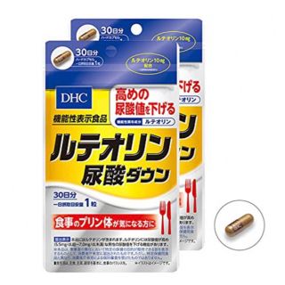 ディーエイチシー(DHC)のDHC ルテオリン 尿酸ダウン 30 日分 30粒【機能性表示食品(その他)