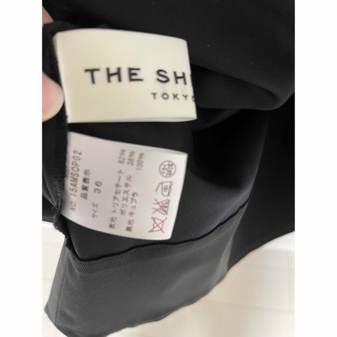 Shinzone(シンゾーン)のTHE SHINZONE  ワンピース　ブラック36 レディースのワンピース(ミニワンピース)の商品写真