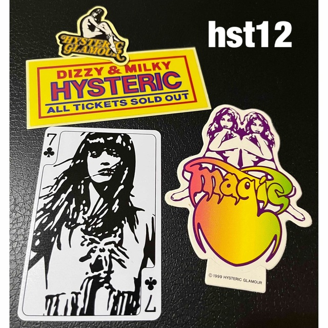 HYSTERIC GLAMOUR(ヒステリックグラマー)のHYSTERIC GLAMOUR Sticker & Trump ■hst12 メンズのファッション小物(その他)の商品写真