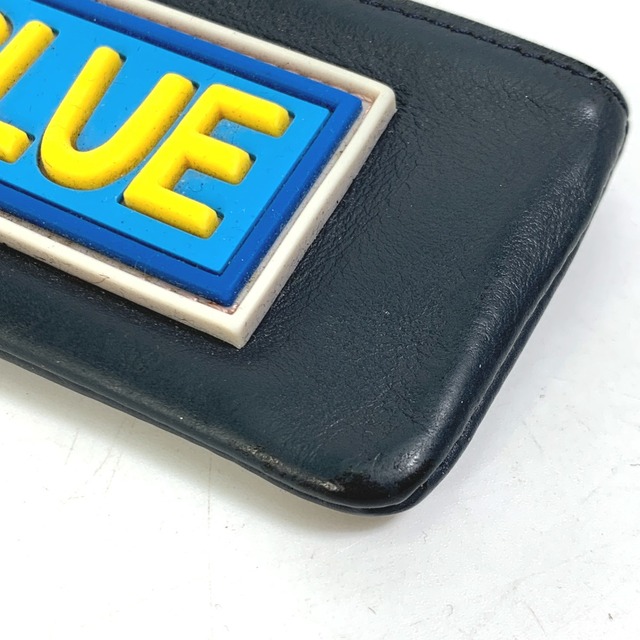 FENDI(フェンディ)のフェンディ FENDI BLUE ロゴ 7M0249 財布 小銭入れ コインケース レザー ネイビー メンズのファッション小物(コインケース/小銭入れ)の商品写真