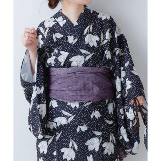 ナチュラルクチュール(natural couture)の【新品未使用】natural couture  2way浴衣＋帯(浴衣)