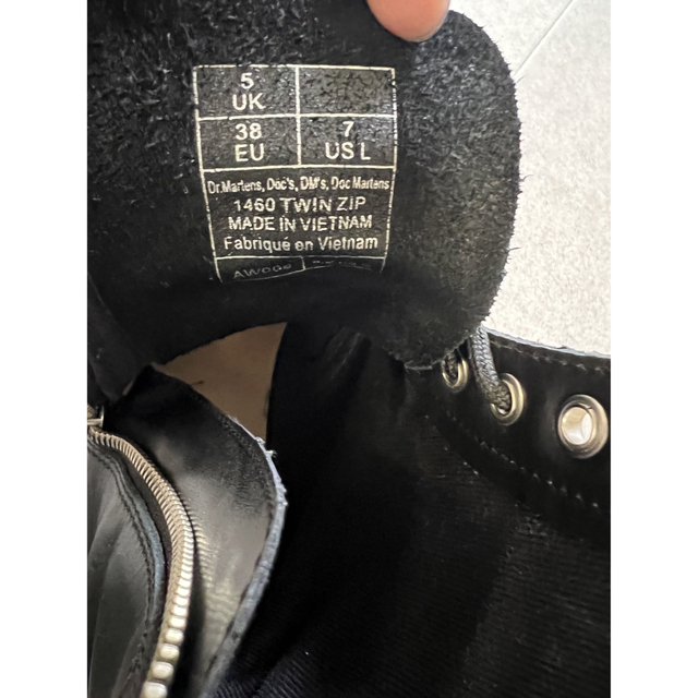 Dr.Martens(ドクターマーチン)のDr.Martens  ブーツ8ホール　革黒　レディース レディースの靴/シューズ(ブーツ)の商品写真