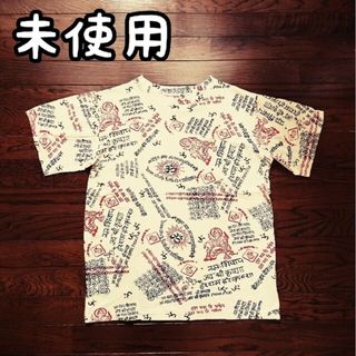 チャイハネ(チャイハネ)の未使用 エスニックTシャツ M オフホワイト チャイハネ(Tシャツ/カットソー(半袖/袖なし))