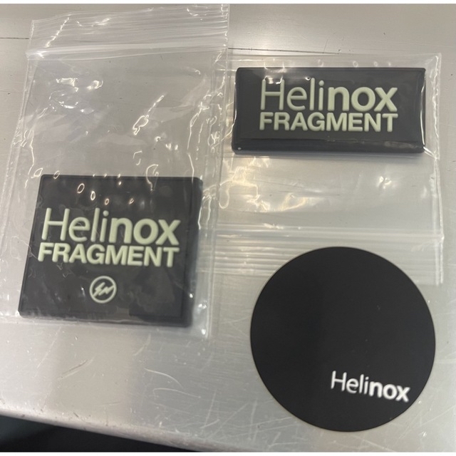 FRAGMENT - fragment HELINOX シリコンパッチ ステッカー 3点セットの ...