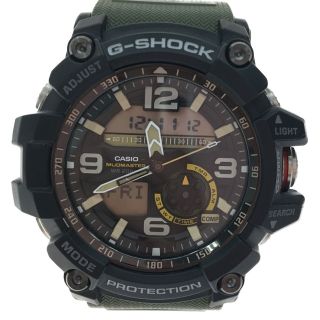 カシオ(CASIO)の▼▼CASIO カシオ G-SHOCK MUDMASTERマッドマスター デジアナ  GG-1000 カーキ×ブラック(腕時計(デジタル))