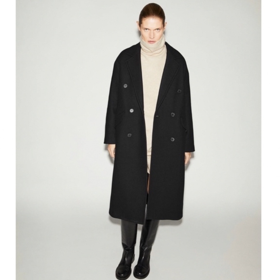 ZARA☆オーバーサイズウールブレンドコート ZARA☆オーバーサイズウールブレンドコート