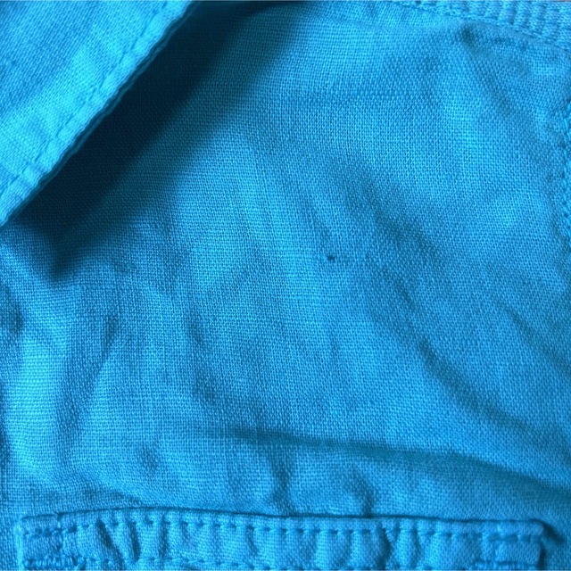babyGAP(ベビーギャップ)のbabyGap  エメラルドグリーンシャツ キッズ/ベビー/マタニティのキッズ服男の子用(90cm~)(Tシャツ/カットソー)の商品写真