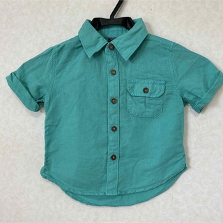 ベビーギャップ(babyGAP)のbabyGap  エメラルドグリーンシャツ(Tシャツ/カットソー)