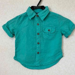 ベビーギャップ(babyGAP)のbabyGap  エメラルドグリーンシャツ(Tシャツ/カットソー)