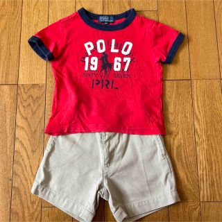 ポロラルフローレン(POLO RALPH LAUREN)のPolo  半袖ロゴTシャツ&半ズボンセット(Ｔシャツ)