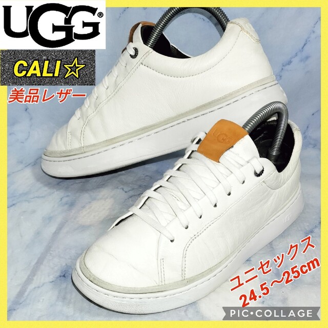 UGG Scape Lace ホワイト スニーカー 24.5cm - 通販 - pinehotel.info