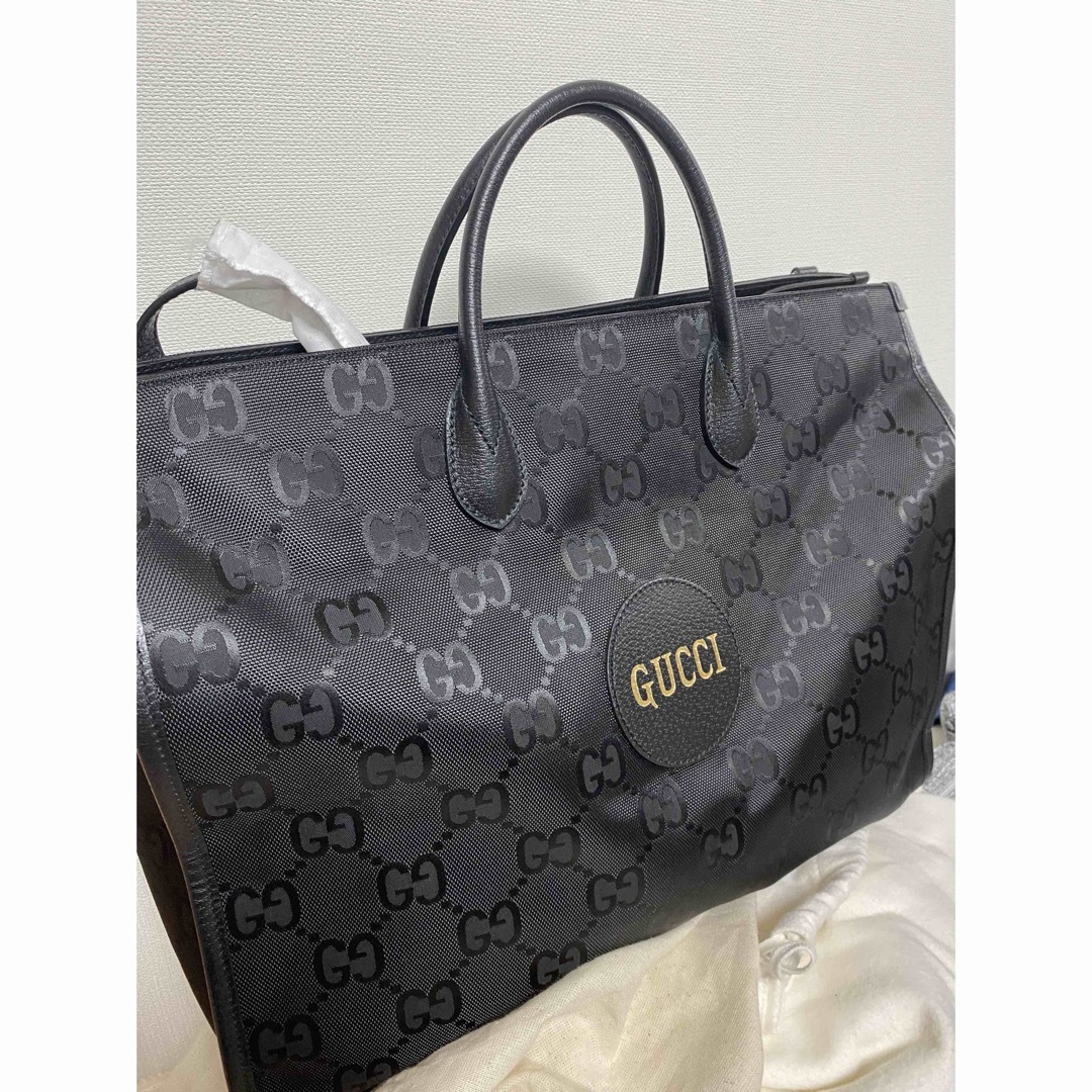 独創的 Off GUCCI - Gucci The トートバッグ ブラック Grid トート