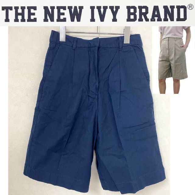 コストコ(コストコ)の新品 S ★ コストコ THE NEW IVY ハーフパンツ US-XS 紺 レディースのパンツ(ハーフパンツ)の商品写真