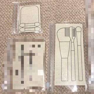 ムジルシリョウヒン(MUJI (無印良品))の→新品〒無印良品 EVAクリアケース ミニサイズ、中サイズ おまとめ(ポーチ)