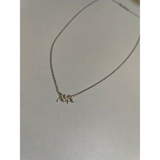 Tiffany & Co. - 【美品】ティファニー K18 750 WG ラブ&キス ダイヤ