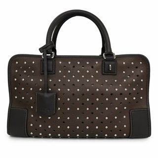 LOEWE - ロエベ スタッズ アマソナ 36 パンチング ハンドバッグ カーフ