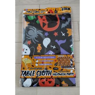 ★テーブルクロス　ハロウィン柄　黒★(テーブル用品)