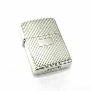 ジッポー(ZIPPO)の1957年製ZIPPOビンテージ スターリングシルバー 11ライン(タバコグッズ)