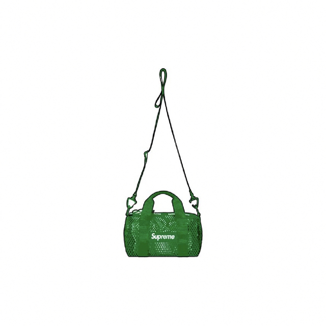 Supreme mesh mini duffle bagGreenSIZE