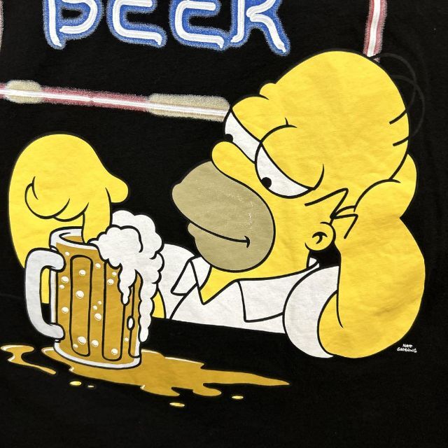 SIMPSON(シンプソン)のThe Simpsons シンプソンズ ダフビール 酒 Tシャツ 半袖 輸入品 レディースのトップス(Tシャツ(半袖/袖なし))の商品写真