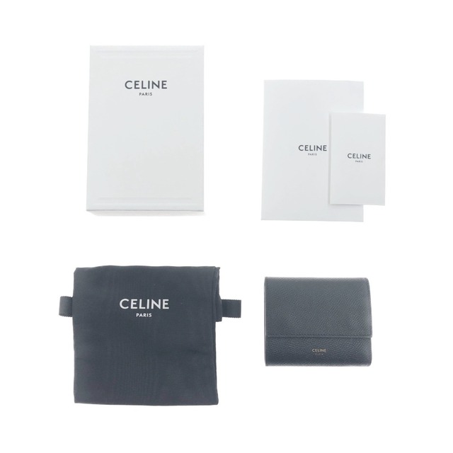 celine - 〇〇CELINE セリーヌ スモール トリフォールドウォレット 三