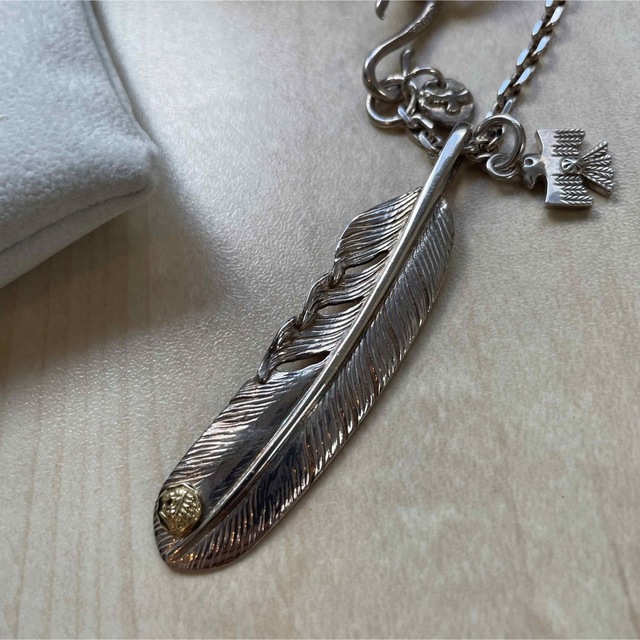 TADY&KING - 【中古品】tady and king メタル付き特大フェザー TADY&KING - 【中古品】tady and king メタル付き特大フェザー