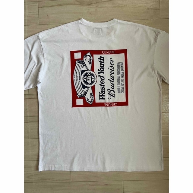 Wasted Youth Budweiser T-SHIRT white XXL