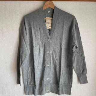 ムジルシリョウヒン(MUJI (無印良品))の【値下】コットンウール　ワイドカーディガン(カーディガン)