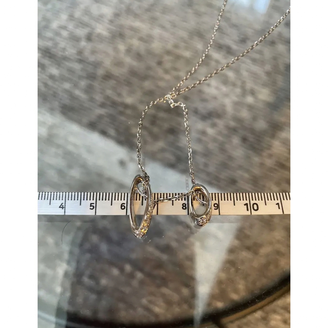 ミキモトMIKIMOTO K18WG0.33ct☆ダイヤネックレス☆超美品