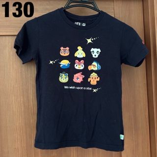 ニンテンドウ(任天堂)のあつまれどうぶつの森 UT あつ森 半袖シャツ Tシャツ UNIQLO 130(Tシャツ/カットソー)