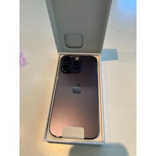 アップル(Apple)の新品 SIMフリー iphone14pro 256GB ディープパープル(スマートフォン本体)