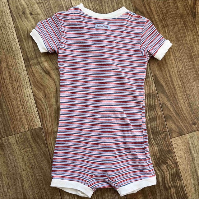 babyGAP(ベビーギャップ)の半袖カバーオール　スリープウェア　80 キッズ/ベビー/マタニティのベビー服(~85cm)(カバーオール)の商品写真