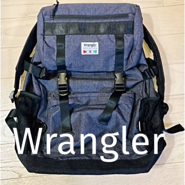 Wrangler(ラングラー)の訳あり☆Wranglerラングラー リュック バックパック 墨紺色 メンズのバッグ(バッグパック/リュック)の商品写真