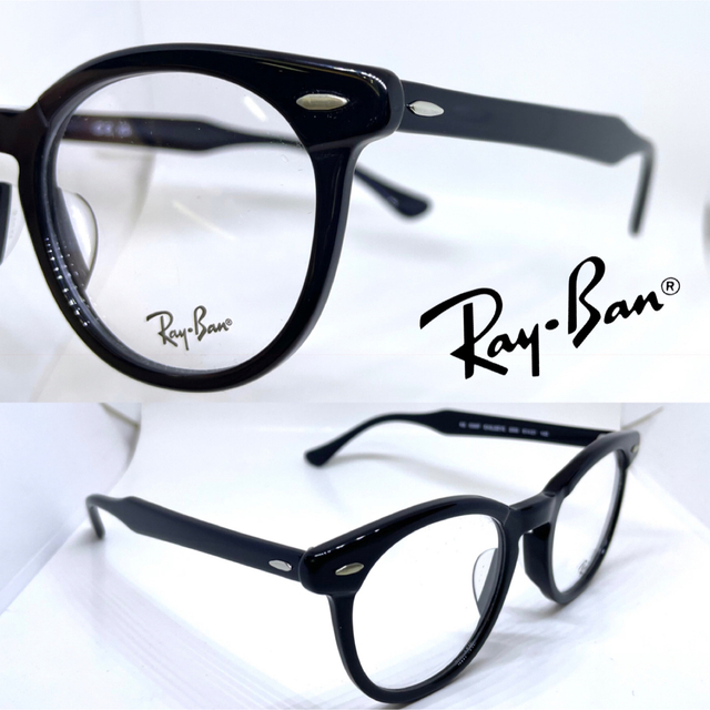 Ray-Ban(レイバン)のRay Ban レイバン メガネ フレーム RB5598F 2000 ブラック メンズのファッション小物(サングラス/メガネ)の商品写真