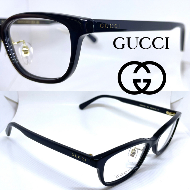 Gucci - GUCCI グッチ メガネ フレーム GG0931OJ 004 ブラックの通販