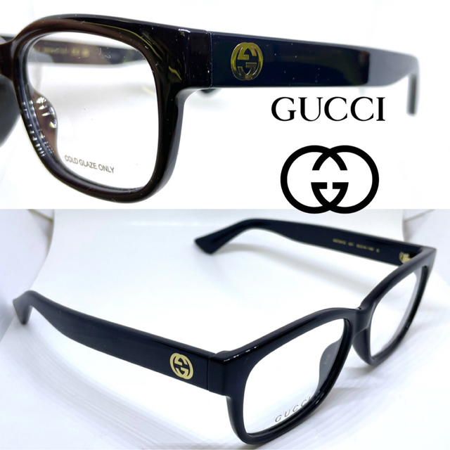 Gucci - GUCCI グッチ メガネ フレーム GG1341O 001 ブラックの通販 by