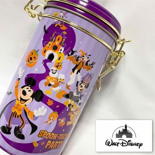 ディズニー(Disney)のDisney ディズニー ハロウィン お菓子缶ケース 空き缶 キャニスター(キャラクターグッズ)