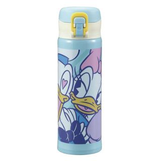 ディズニー(Disney)の新品 軽量 ワンタッチボトル 500mL ドナルド&デイジー MA-2164(容器)