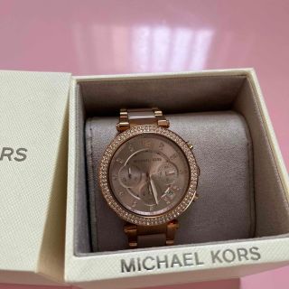 マイケルコース(Michael Kors)のマイケルコース　ピンクゴールド　腕時計(腕時計)