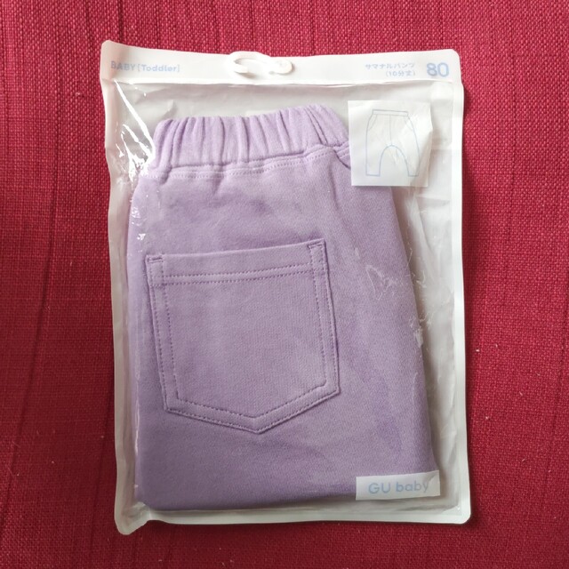 GU(ジーユー)のGU サマナルパンツ キッズ/ベビー/マタニティのベビー服(~85cm)(パンツ)の商品写真