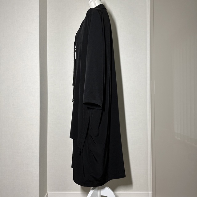 Yohji Yamamoto - ヨウジヤマモト NN-C51-500 サイドギャザーコート